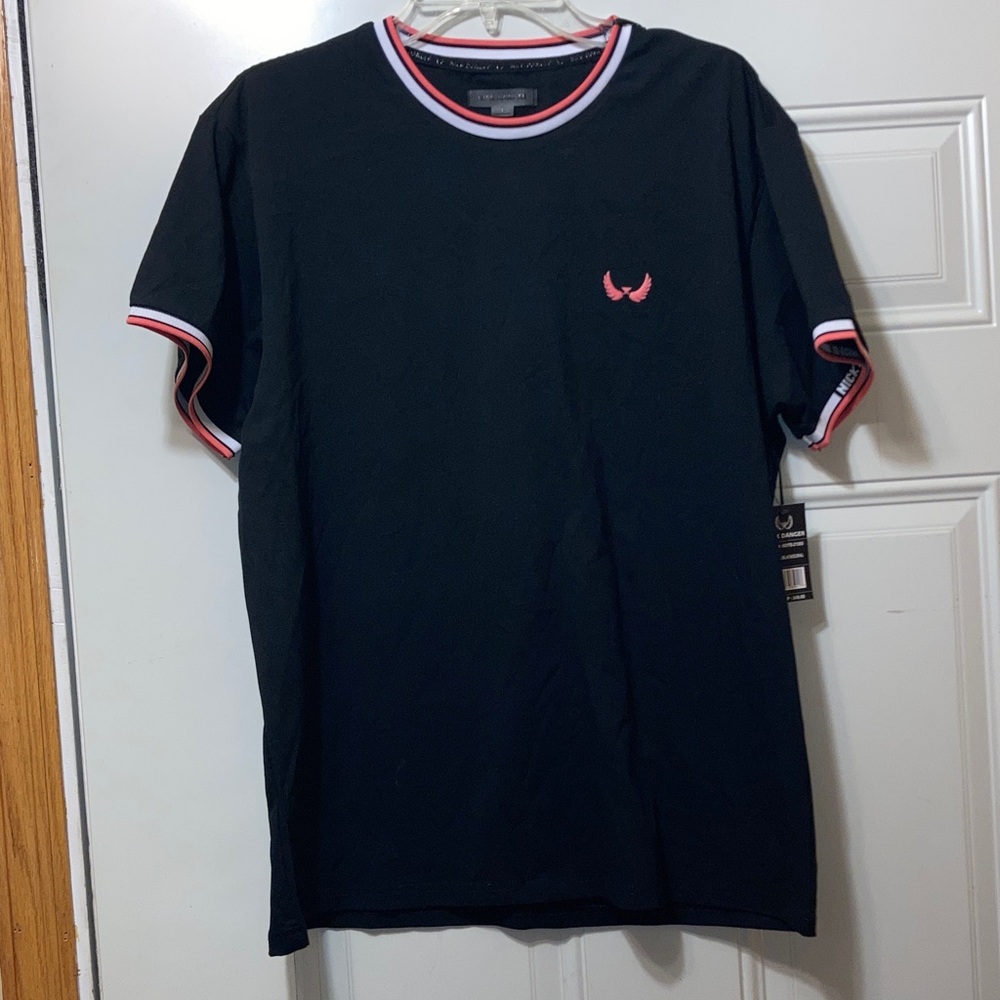 Nick Danger Black T-Shirt with Accents‎ L NWT